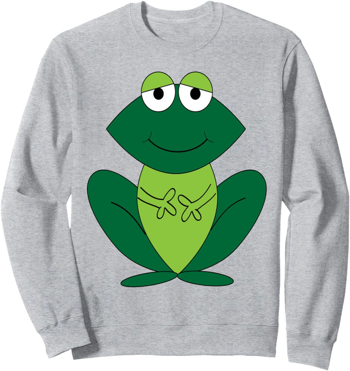 Frosch-Cartoon-Kunst Sweatshirt