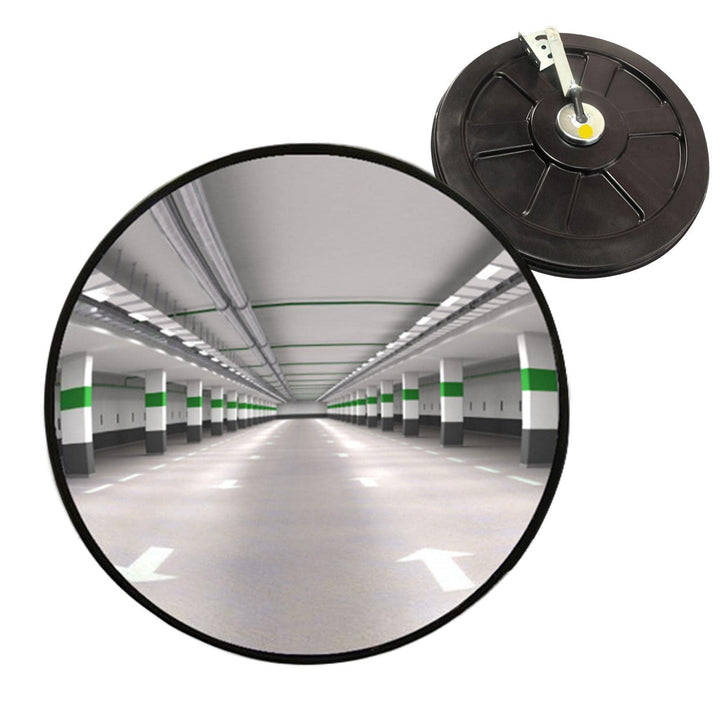 PW TOOLS Verkehrsspiegel 30cm, Convex Mirror, Konvexspiegel, Garagenspiegel, Sicherheitsspiegel, Run