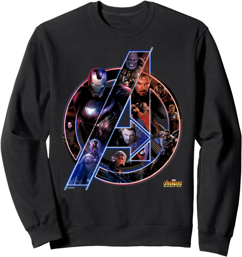 Marvel Avengers: Infinity War Avengers Mashup Logo Sweatshirt