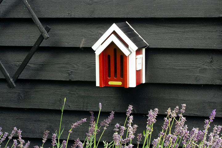 Wildlife Garden WG300 Schmetterlingskasten Rot - Schmetterlingshaus aus Holz