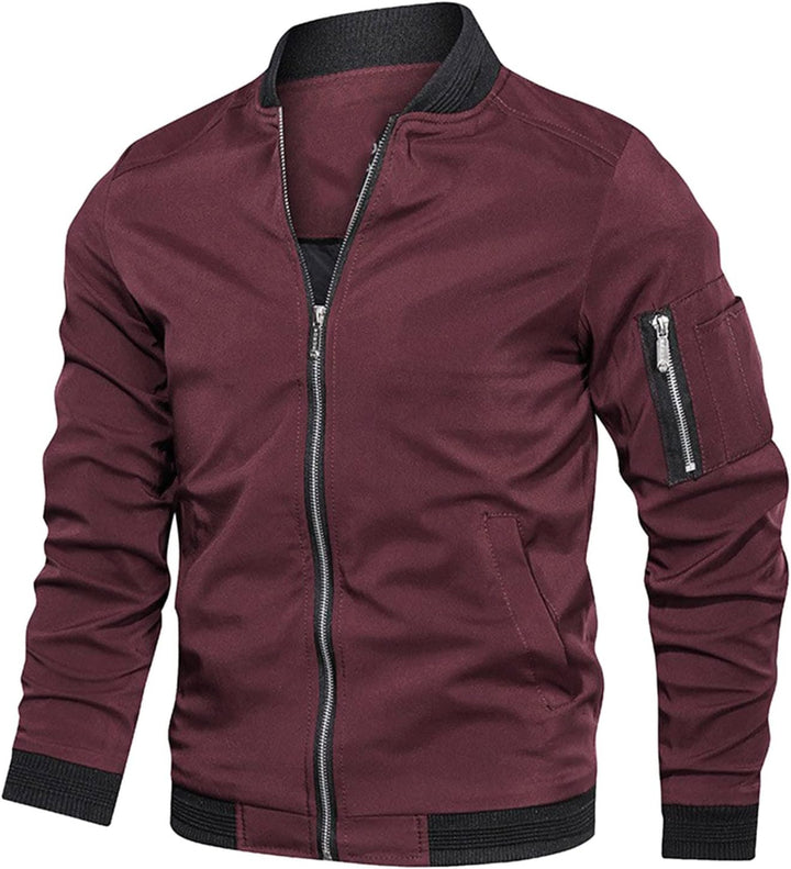Übergangsjacke Damen Frühling, Bomberjacke Damen Coat Sommer Blouson Reissverschluss Herbst Frühling