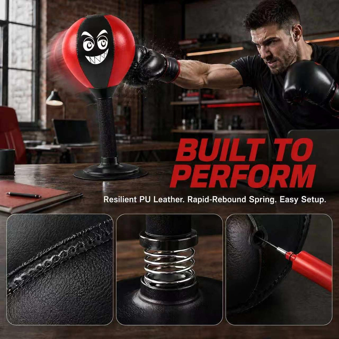 Punchingball Tisch, Freistehender Desktop-Boxsack Mit Saugnapf, Rage Bag Desktop Punching Bag Mini B