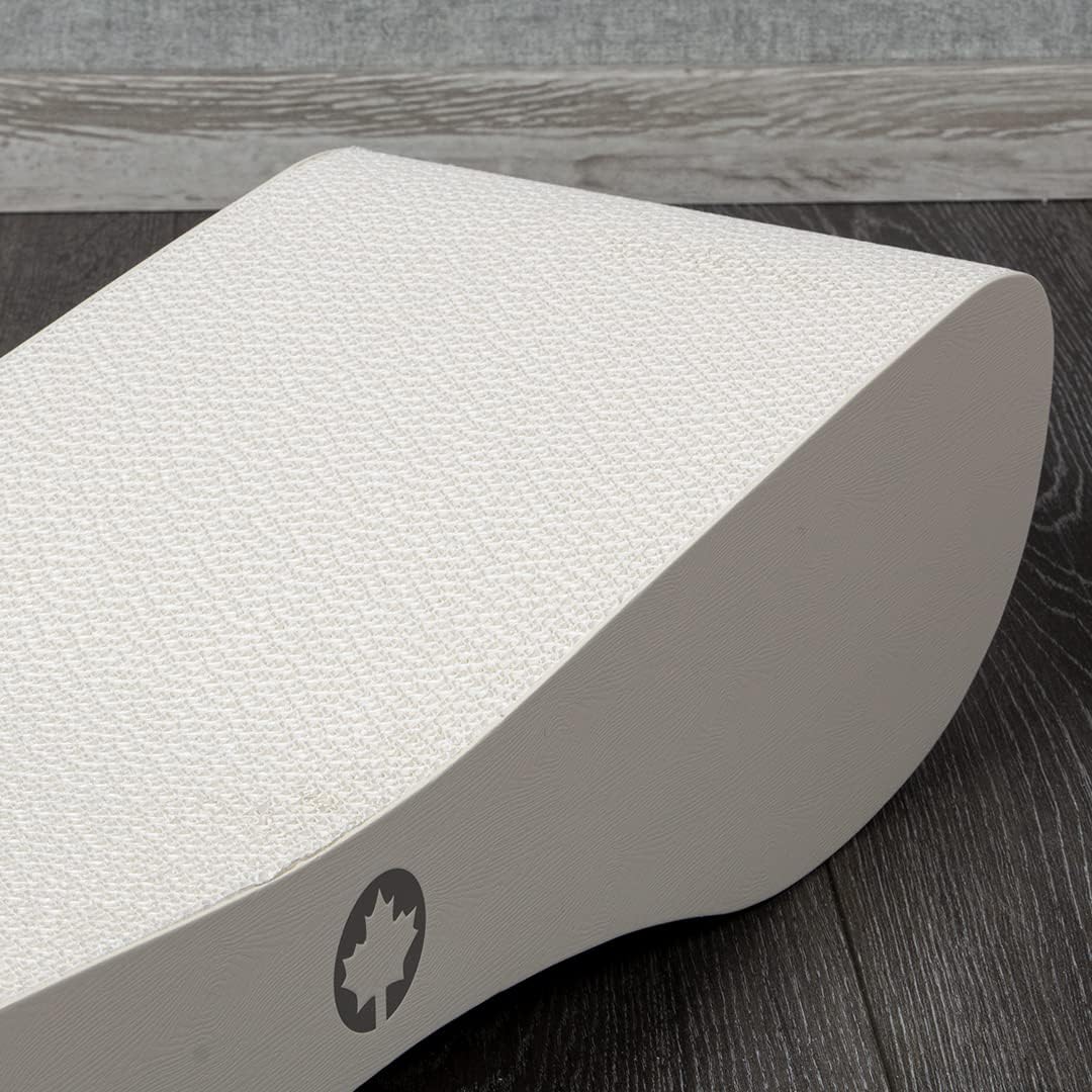 CanadianCat Company | Kratzbrett Satellite 2.0 - White Edition - Kratzpappe in weiss | ca. 76 x 24 x