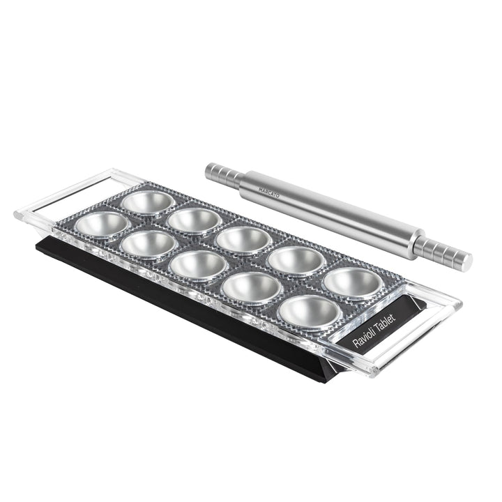 Marcato Ravioli Tablet Schwarz - Ravioliform 36 x 21 x 7 cm Schwarz, 36 x 21 x 7 cm Schwarz
