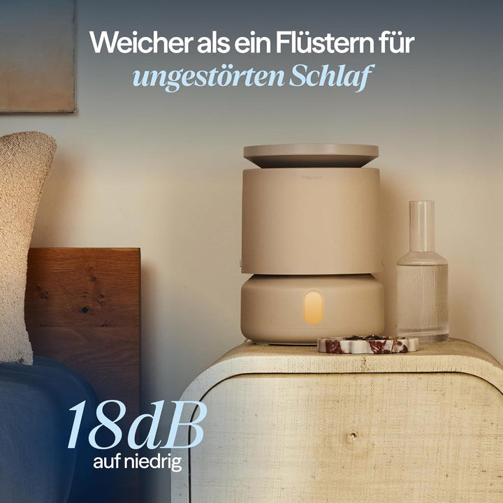 Blueair Raumluftbefeuchter DreamWell 48h Top-Fill Nebelfrei InvisibleMist Technologie – Aroma Stein