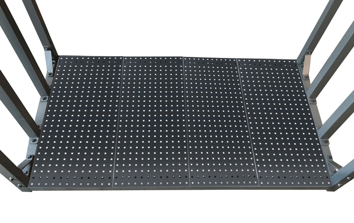QUICK STAR Einlegeboden 69x43cm 4er Set für Kaminholzregale