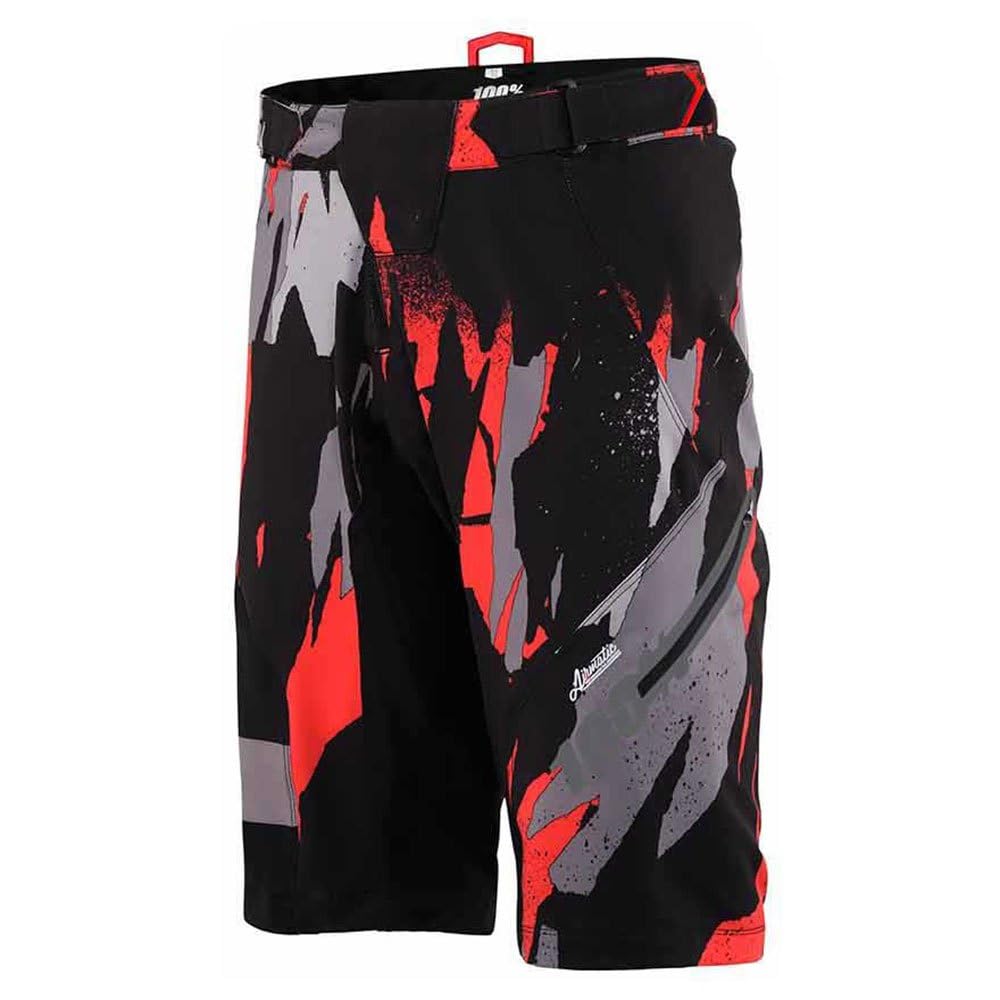Unbekannt Airmatic Herren Shorts 32 schwarz/rot FR : 28 (Taille Fabricant : 28) Schwarz / Rot, FR :