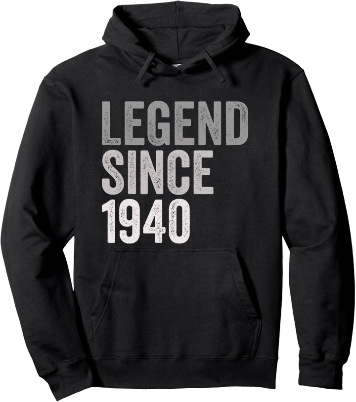 Legende Seit 1940 Lustiges Geburtstagsjahr Retro Legend Pullover Hoodie