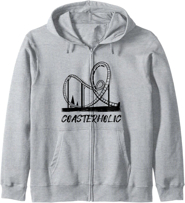 Coasterholic Freizeitpark Achterbahn Kapuzenjacke