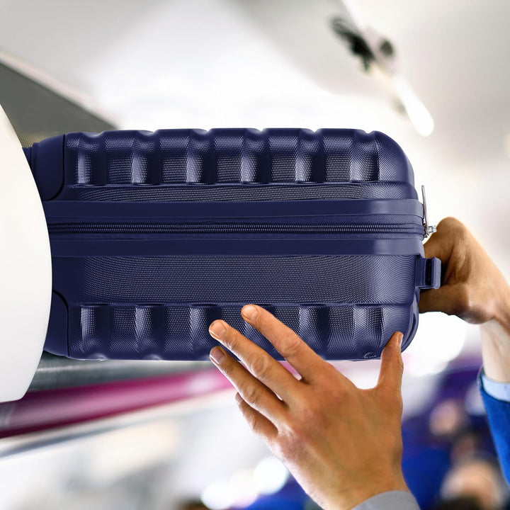 Flight Knight Leichte 4-Rad-abs-hartschalenkoffer Handgepack, Zugelassen Fur Uber 100 Fluggesellscha