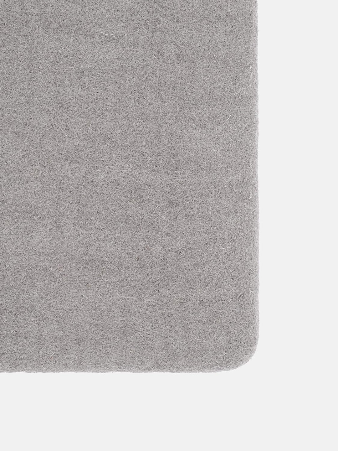 myfelt Flache Filz Sitzauflage, Filz Stuhlauflage - Luis - quadratisch, 36x36 cm, Grau, Grau