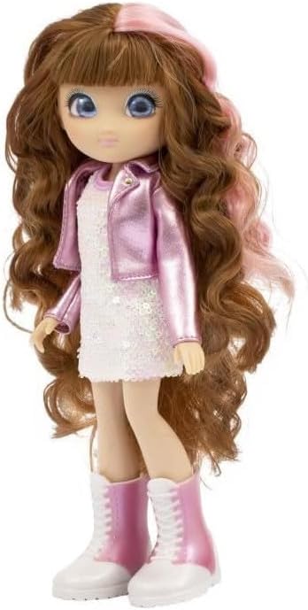 UNIQUE EYES, Puppe 25 cm – Sophia, mit Blick auf die Augen, mit magischen Haaren, Spielzeug für Kind