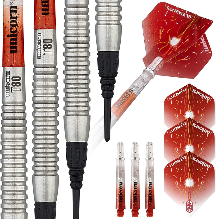 Unicorn Core XL Striker Dartpfeile mit weicher Spitze Stil 5 23 g, Stil 5 23 g