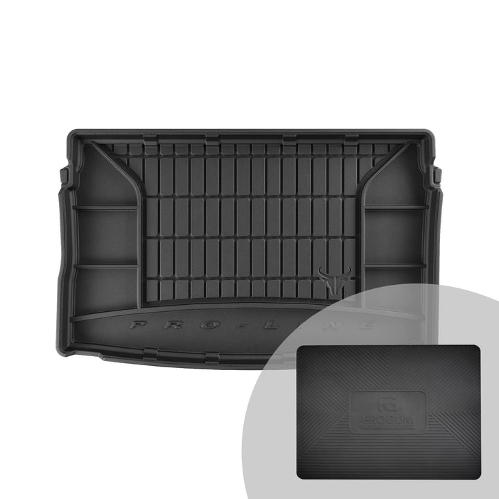 FROGUM ProLine 3D Gummimatte Exklusive Auto Kofferraummatte Kofferraumwanne für SEAT Ibiza V ab 2017