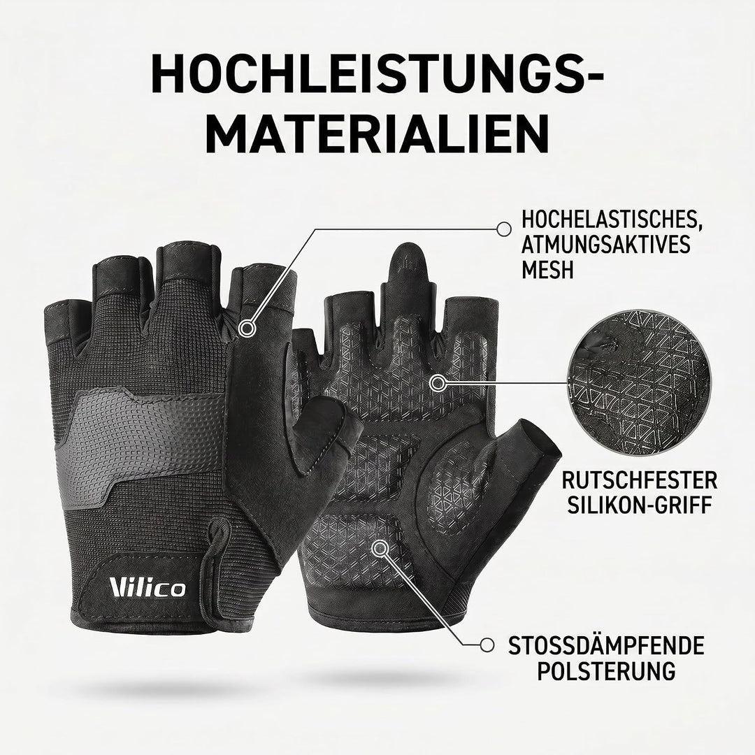 Fitness Handschuhe für Damen und Herren, Sporthandschuhe für Gewichtheben,Crossfit,Gym,Krafttraining