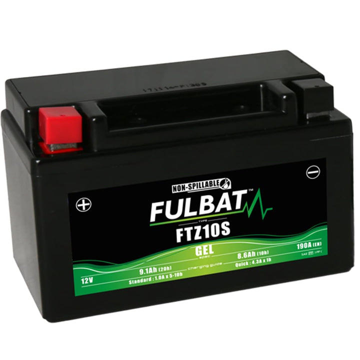 - FULBAT Gel FTZ10S/YTZ10S 12 V 9,1 Ah 190 A