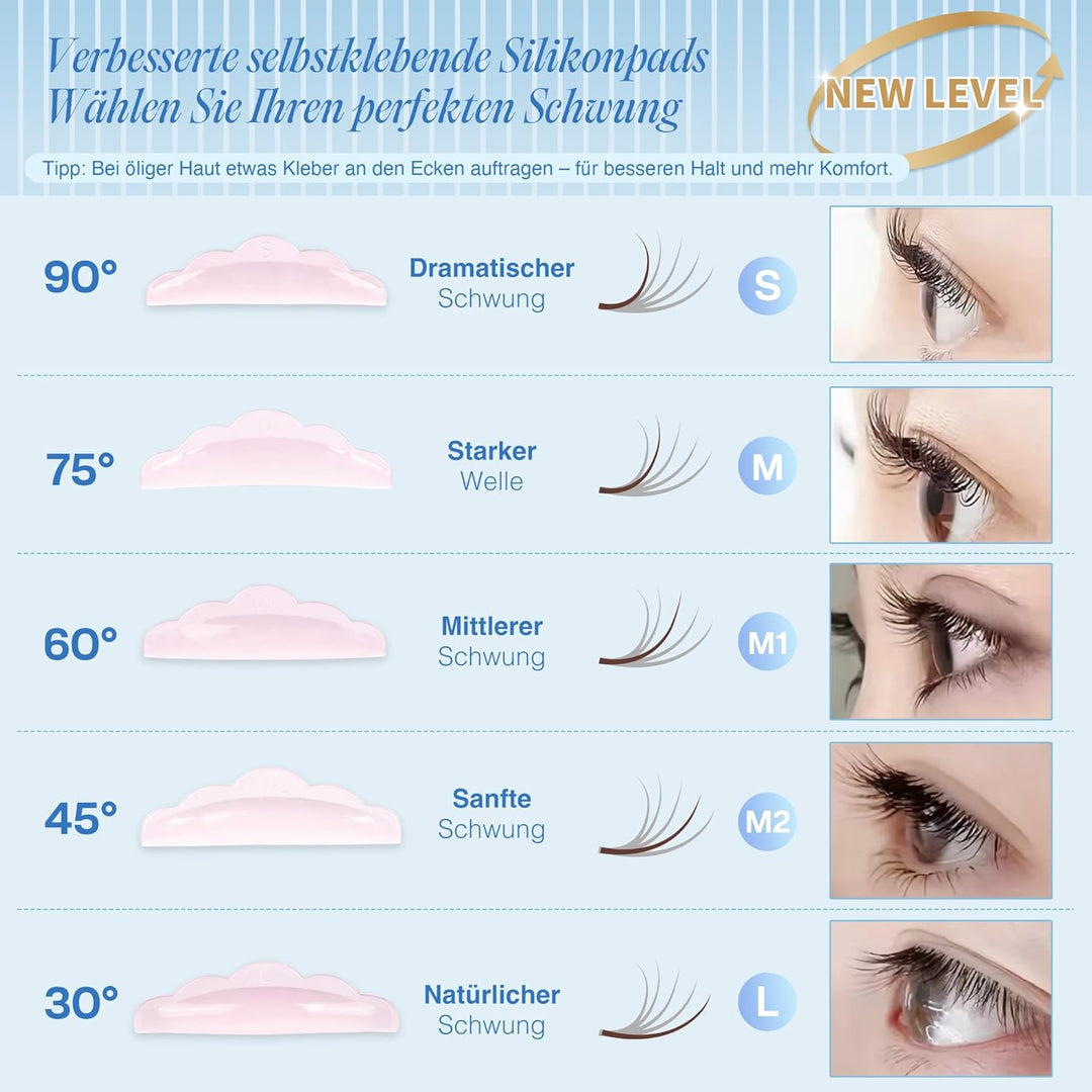 LASHVIEW Lash Lift Kit, professionelle Qualität | Semipermanente Locken | Haltbarkeit bis zu 1 Monat