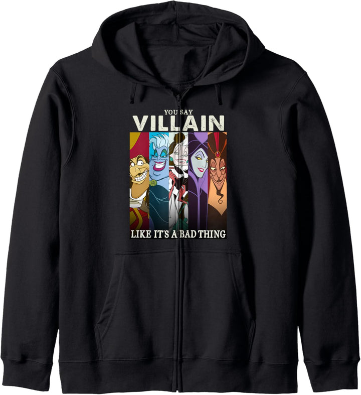 Disney Villains Colorful Group Shot Humor Kapuzenjacke