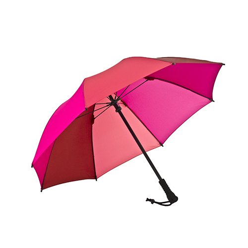 EuroSCHIRM Swing der Sonnen-, Wander-, Regen- & Trekkingschirm Altrosa/Rosa/Magenta/Bordeauxrot, Alt