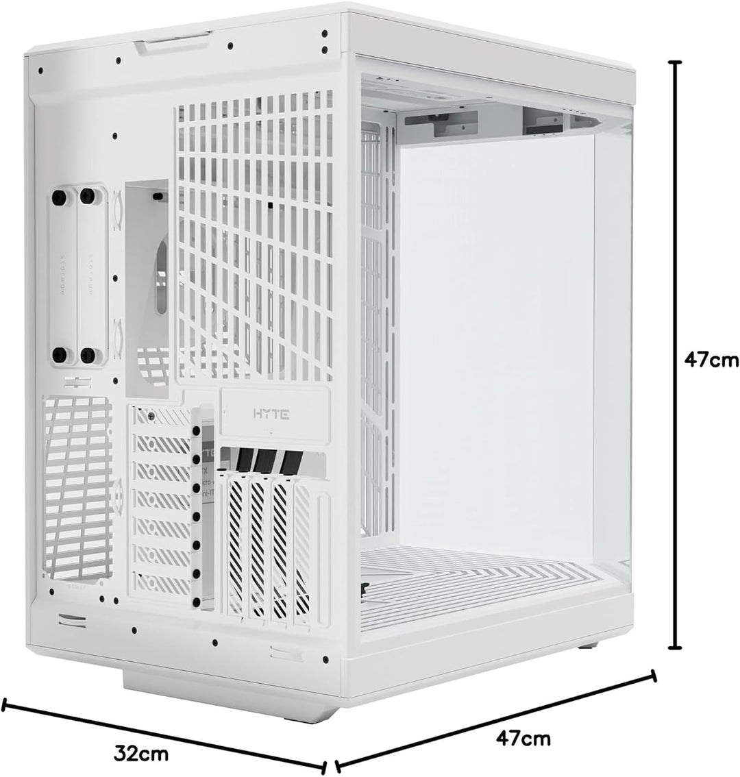 Hyte Y70 Mid Tower Gehäuse Schneeweiss (E-ATX/ATX/M-ATX/M-ITX)
