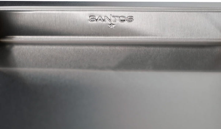 SANTOS einsetzbare Grillpfanne/Einsatzpfanne - Edelstahl Plancha - 28x45,1x4cm - für Napoelon Rouge/