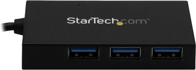 StarTech.com 4 Port USB 3.0 Hub - USB-A auf 3x USB-A und 1x USB-C - inklusive Netzteil - USB Hub - D