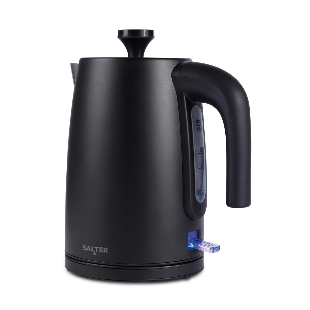 Salter Kuro Elektrischer Wasserkocher, 1,7L, 3000W Schnellkochfunktion, BPA-frei, Kalkschutz, Automa