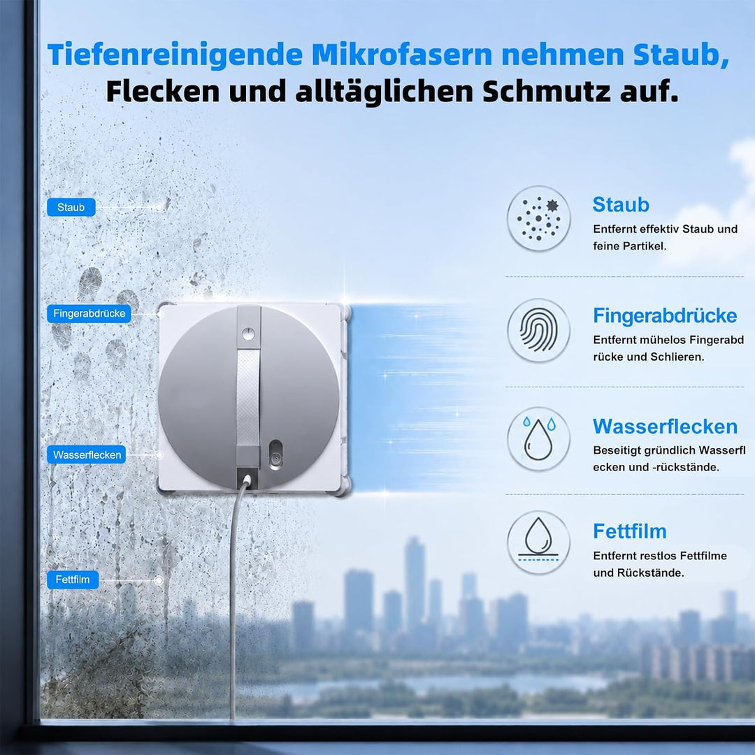 Reinigungspad-Halterung für Ecovacs Winbot W3 Omni Fensterputzroboter, 3er | Einfache Werkzeuglose M