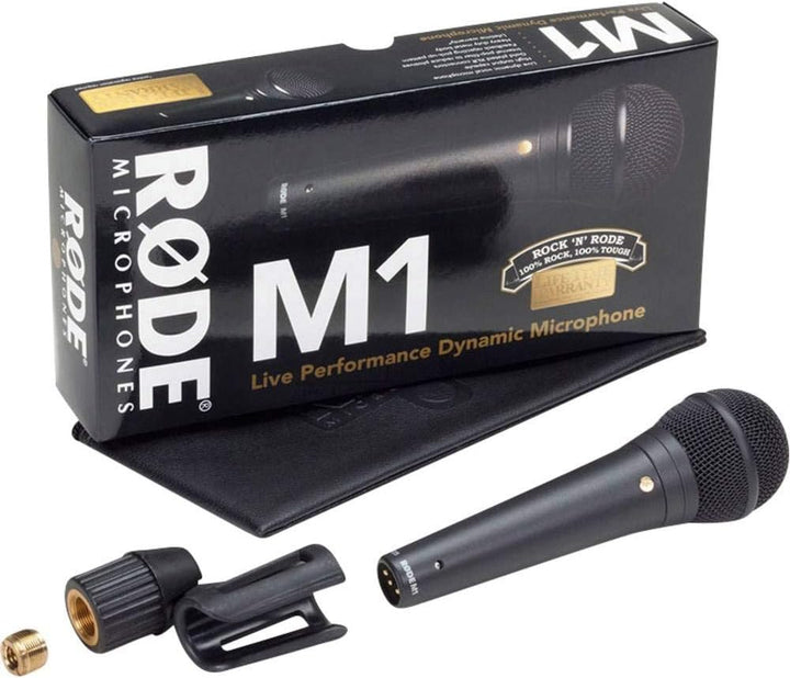 RØDE M1 Kardioid-Dynamikmikrofon für Live-Gesang und Musikproduktion M1 Single, M1 Single