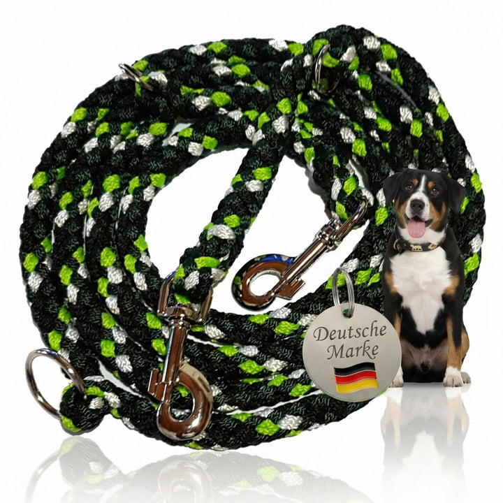 Activity4Dogs Geflochtene Hundeleine für grosse Hunde bis 60 kg | 4-Fach verstellbare Führleine | 2,
