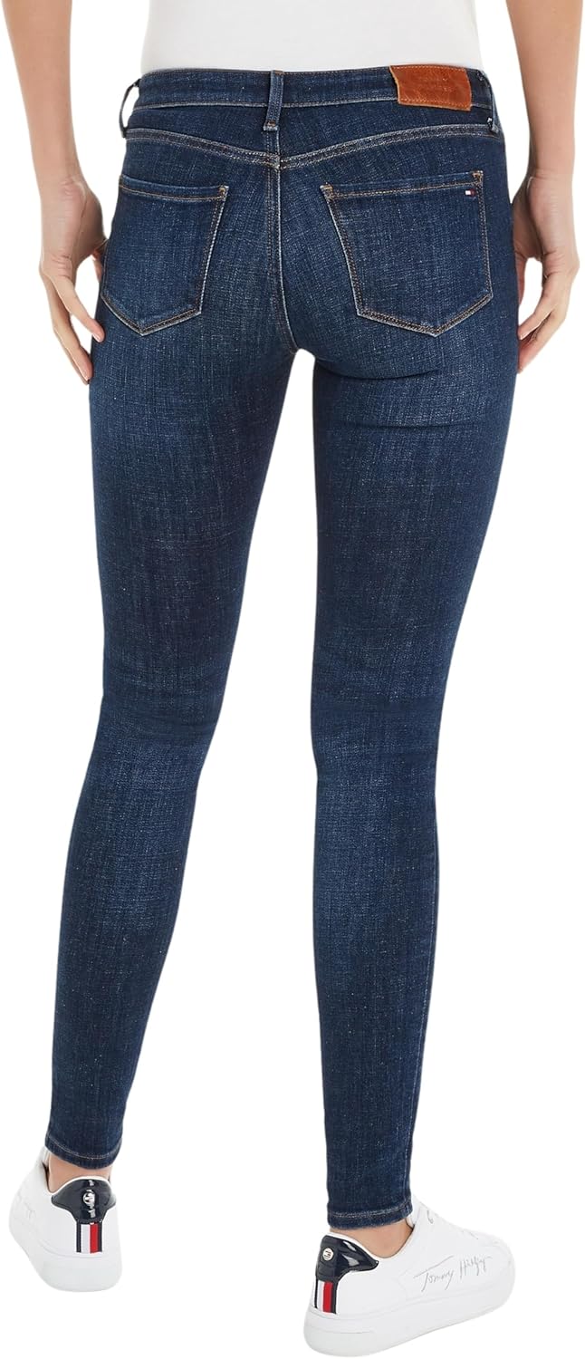 Tommy Hilfiger Damen Jeans Flex Como Skinny Fit 25W / 32L Denim (Pam), 25W / 32L Denim (Pam)
