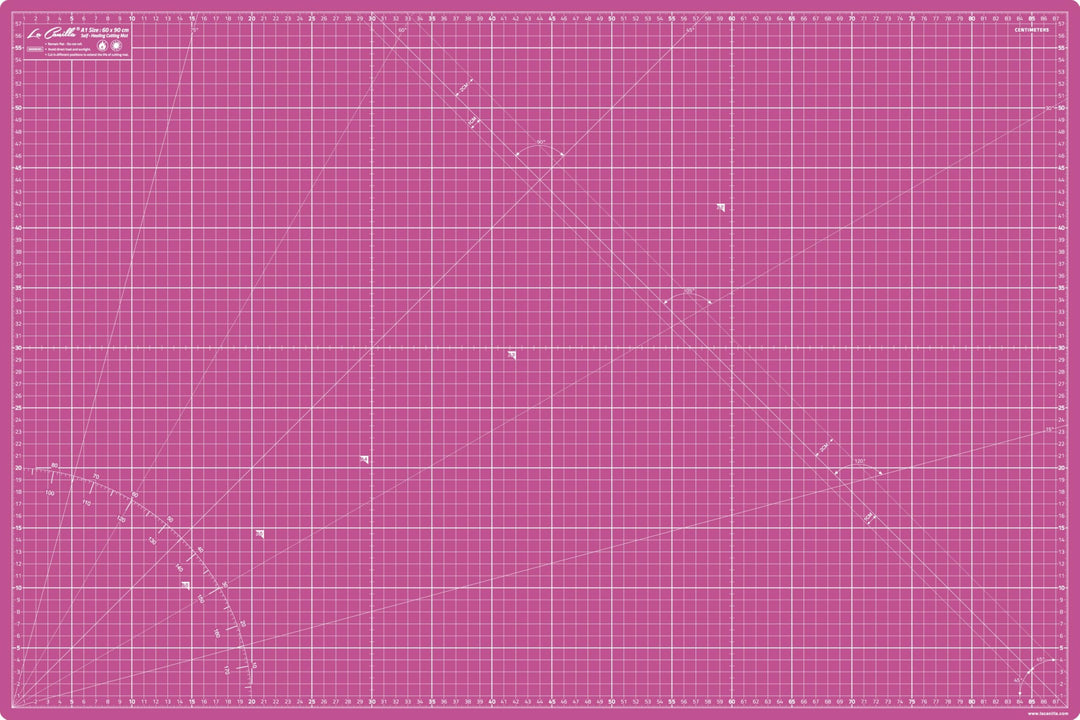 La Canilla Schneidematte A1 Selbstheilend (60x90 cm - 36x24") Cutting Mat Schneideunterlage für Bast