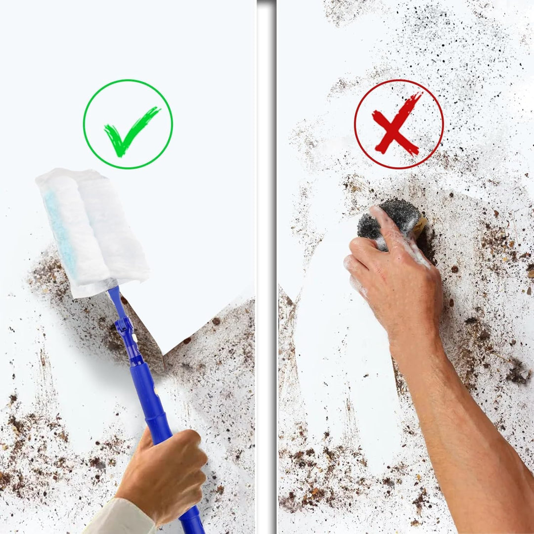 40 Stück Staubmagnet Duster Nachfüllpack für Swiffer Staubwedel Teleskop Starterset Staubwischer Sta
