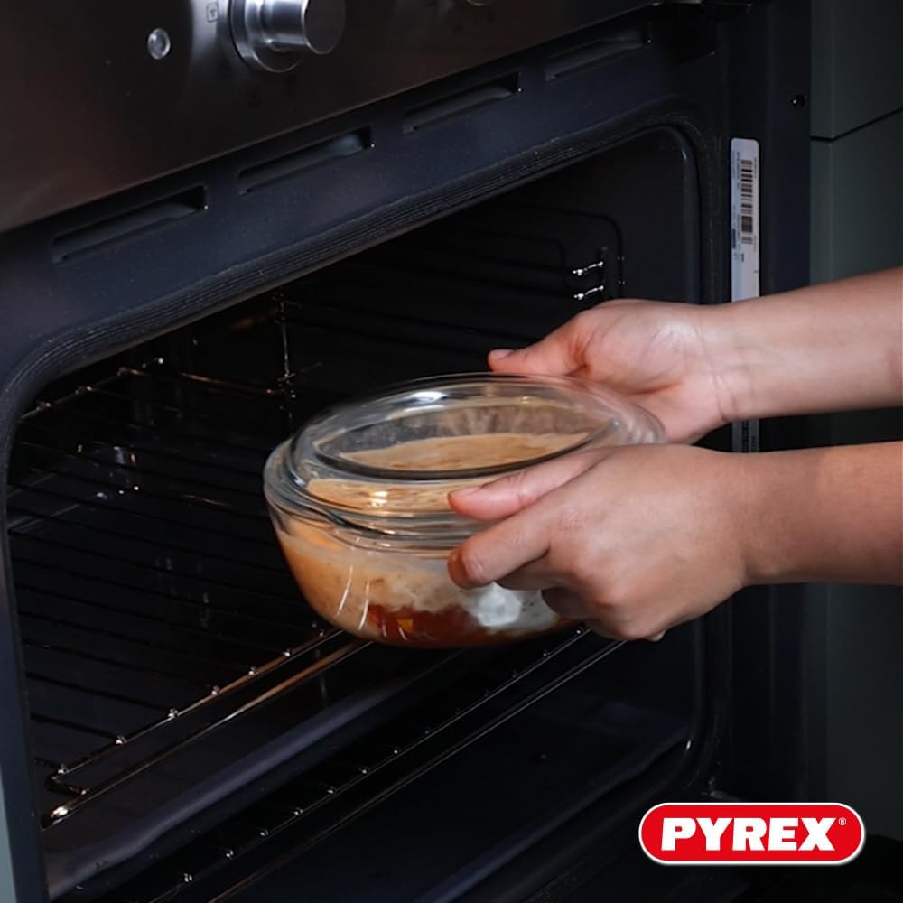 Pyrex® 4 in 1 Kollektion | Bräter aus Borosilikatglas | 2 Stück | Dampfgaren, schnelles und schmackh