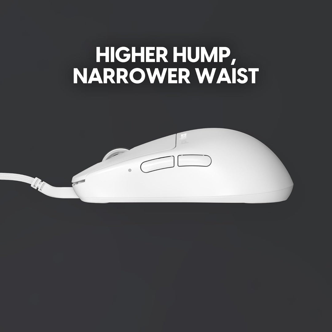 Pulsar Gaming Gears X2H Kabel-Gaming-Maus, Mittel, Weiss | Ultraleicht 1.8 oz (51g), Symmetrisch, Op
