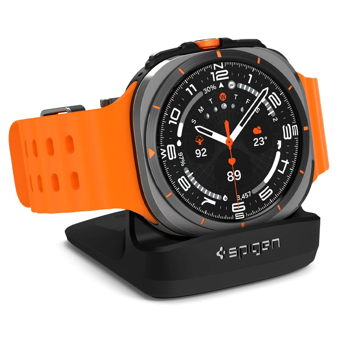 Spigen S353 Smartwatch Ladestation Ständer Dockingstation Kompatibel mit Galaxy Watch 8 Classic 46mm