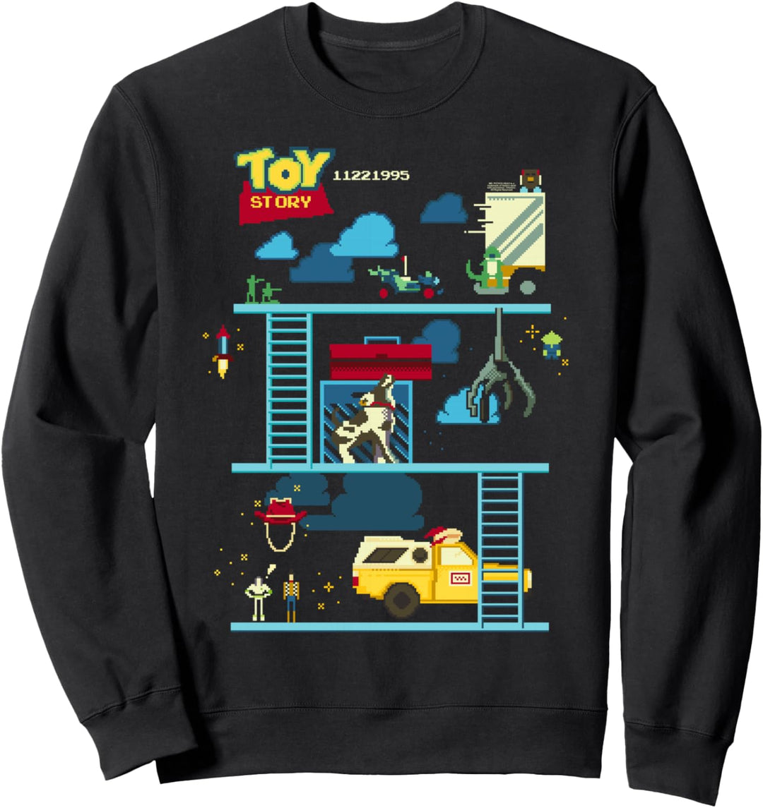 Disney Pixar Toy Story 8-Bit Classic Game Sweatshirt