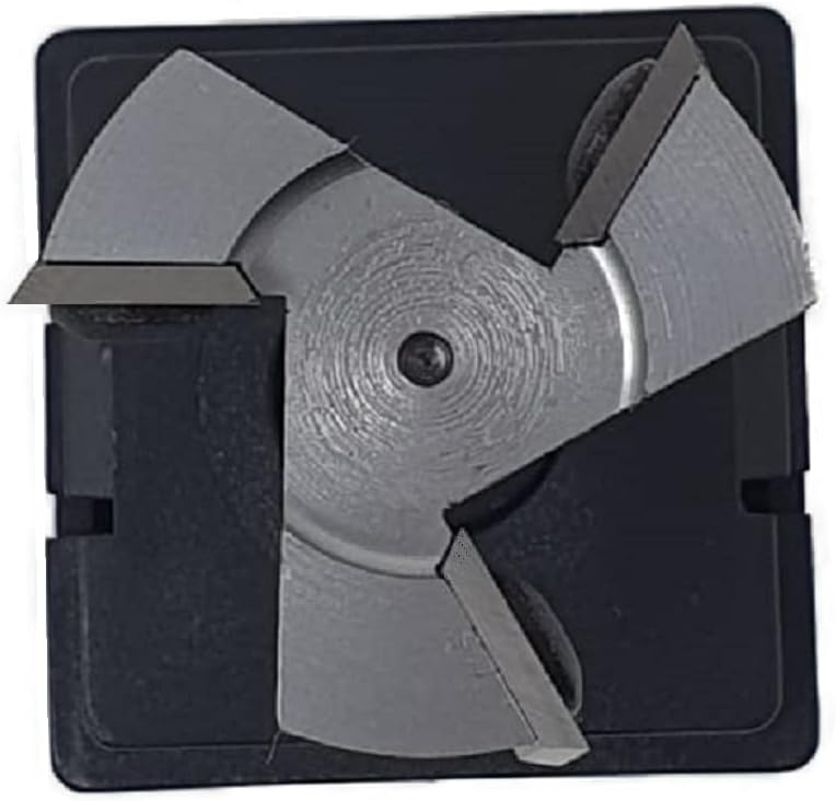 jjw-germany HM - Wendeplatten Planfräser Z=3 D= 35,0mm x 10,0mm Schaft 8,0mm Profi Planfräser für Ha