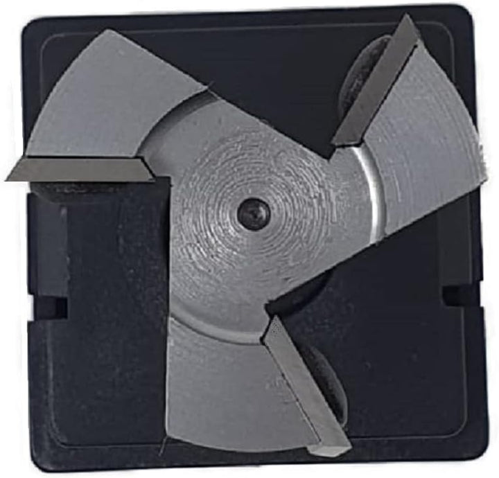 jjw-germany HM - Wendeplatten Planfräser Z=3 D= 35,0mm x 10,0mm Schaft 8,0mm Profi Planfräser für Ha