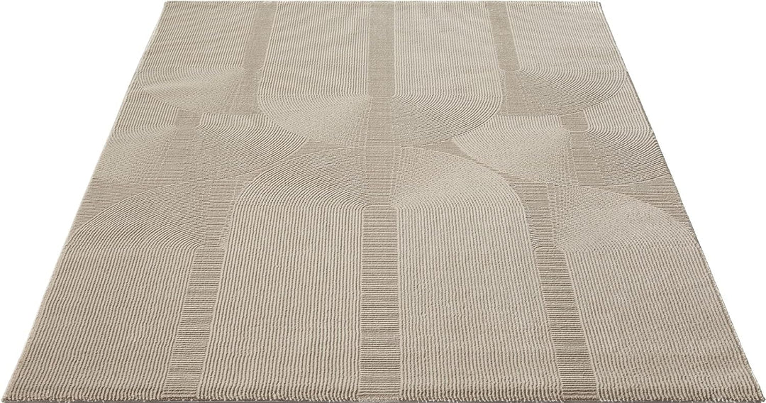 the carpet Lima nachhaltiger und umweltbewusster Designer Teppich, weich &amp; pflegeleicht, 3D-Effekt,