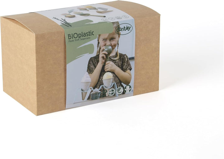 Dantoy - Bio EIS-Set aus Biokunststoff - ab 2 Jahren - Nachhaltiges - 11-teilig - Drinnen & Draussen