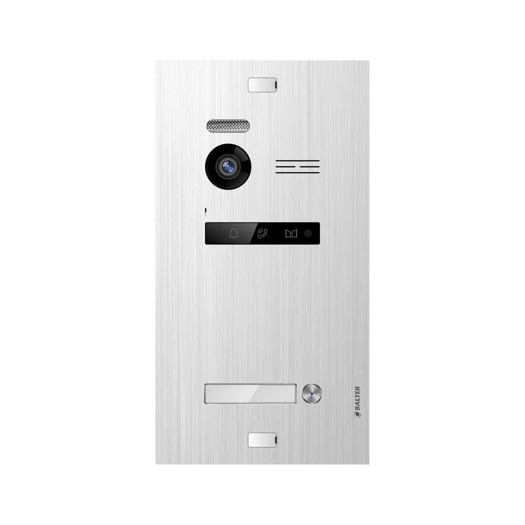 Balter EVO-HD Video Türsprechanlage Zusatz Tüstation, Video Türklingel mit Kamera,1 Familienhaus Kli