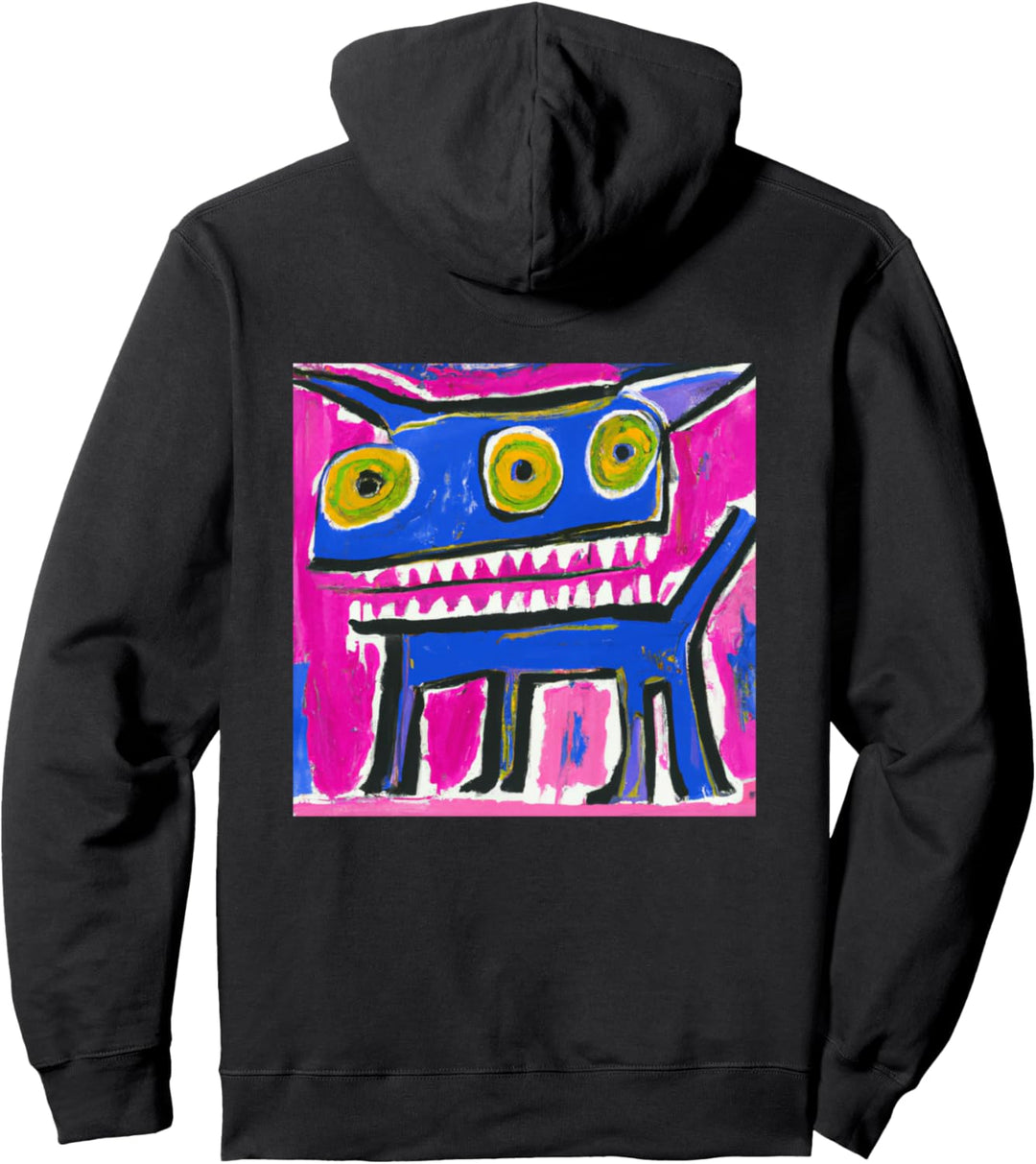 Bunte Hunde Pullover Hoodie