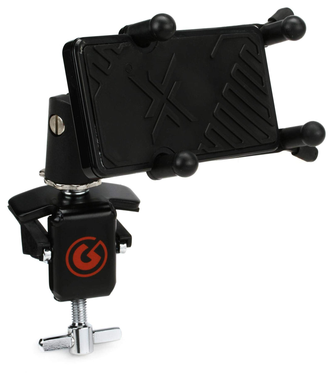 Gibraltar Bass Drum Zubehör Bass Drum Smart Phone-Halterung, SC-BDSPM, silber