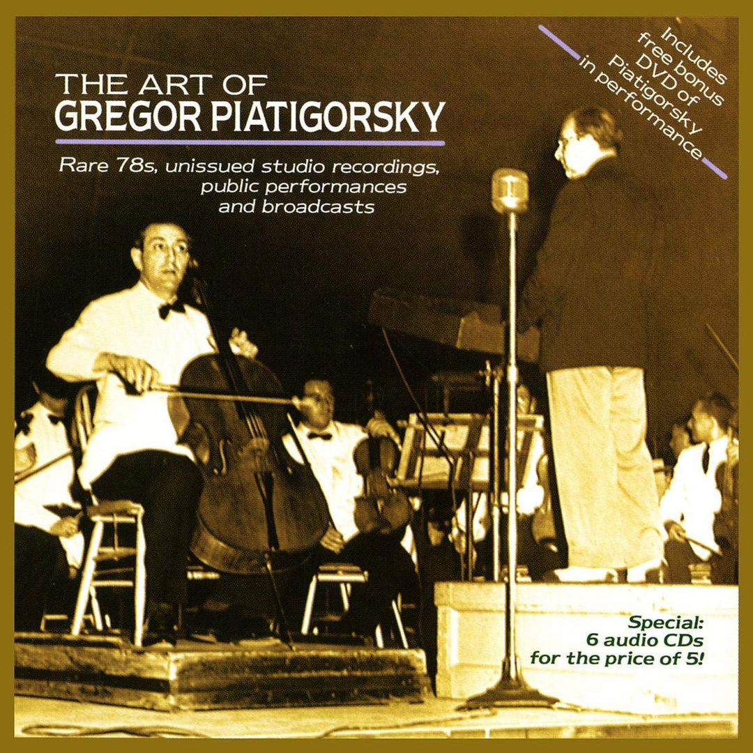 The Art of Gregor Piatigorsky - Seltene Studio-, Live- und Rundfunkaufnahmen, Audio-CD