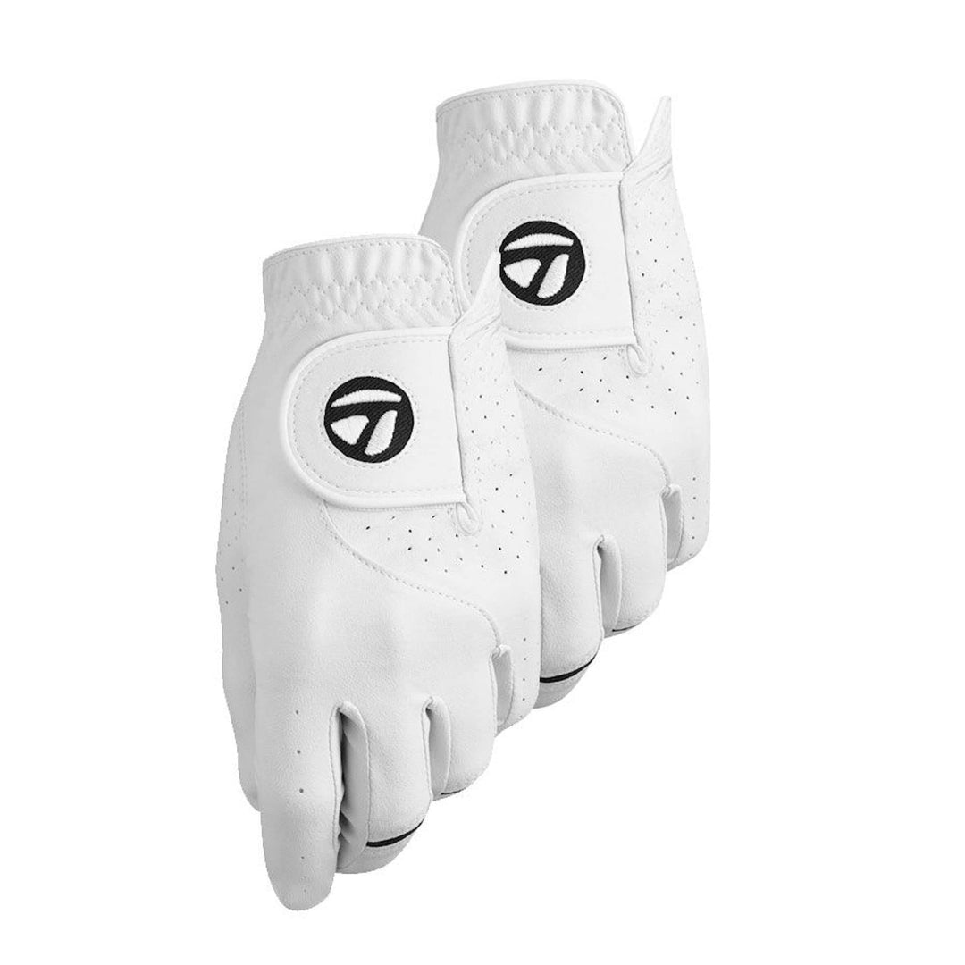 TaylorMade Herren Stratus Tech Golfhandschuhe 2 Stück Weiss L Links, Weiss L Links