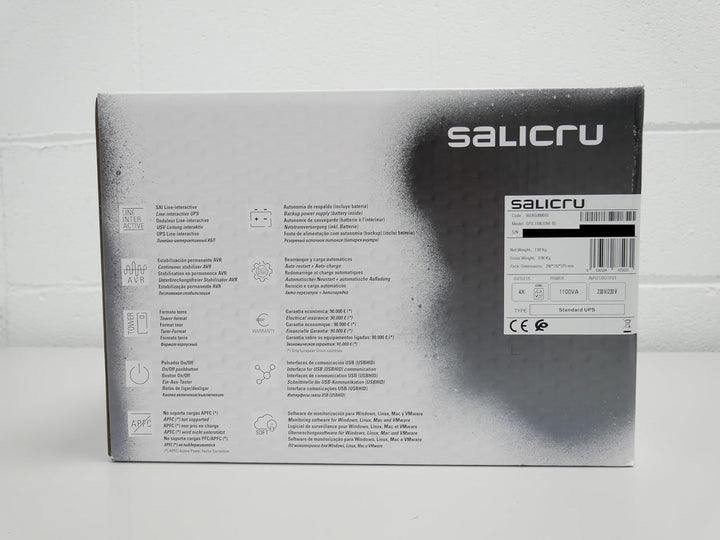 Salicru SPS 1100 ONE BL SAI Línea Interactiva Con 4 Salidas Schuko 1100VA 600W