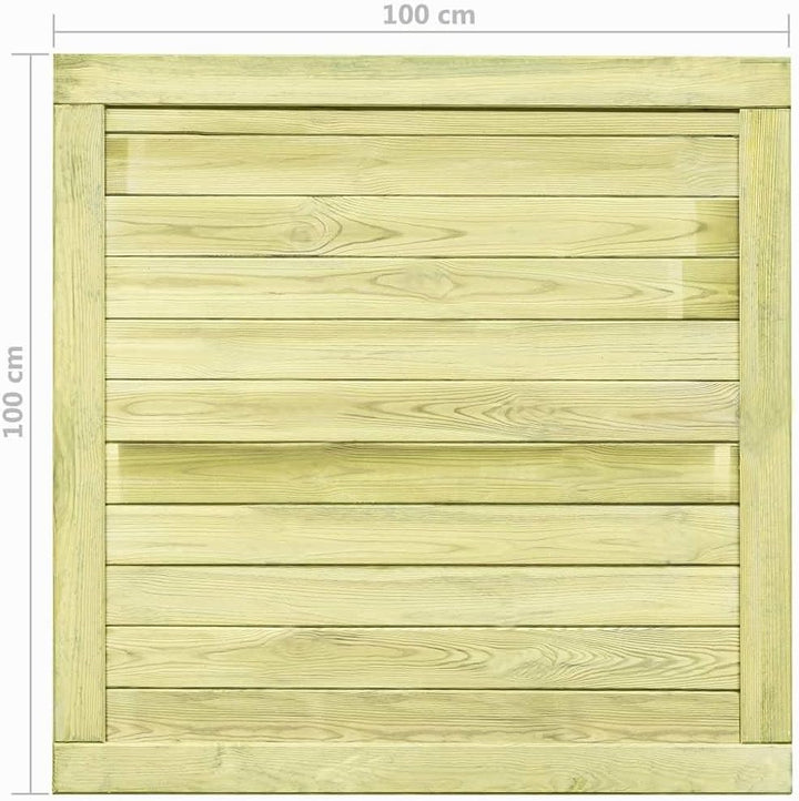 vidaXL Kiefer Imprägniert Gartentor 100x100 cm Zauntor Holztor Pforte Garten 100 x 100 cm, 100 x 100