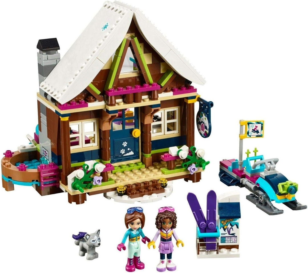 LEGO Friends 41323 - "Chalet im Wintersportort Konstruktionsspiel, bunt Single, Single
