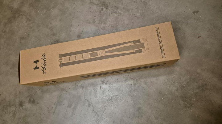 Hobolite CF210 Lichtstativ, Tripod für Mini LED-Dauerlicht für Fotografie (20 W), 210 cm Mini Lichts